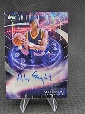 2025-26 Topps Midnight - Stroke of Midnight Autographs Alex English #SM-AE (AU)