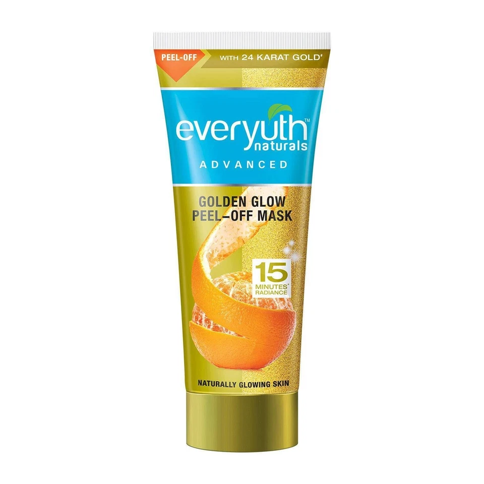 Everyuth Naturals Advanced GOLDEN GLOW Peel-off Mask - 90Gm  - Free Ship - Image 3 of 4