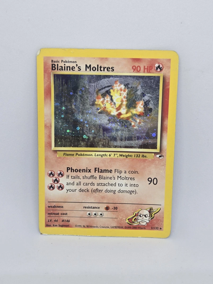 Blaine's Moltres 001/132 Gym Heroes for sale | eBay