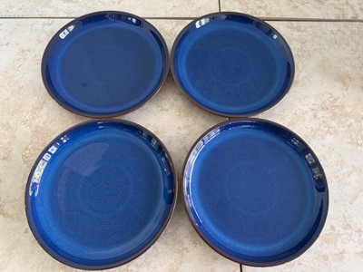 DENBY IMPERIAL  BLUE 8 1/4'' LUNCHEON PLATES