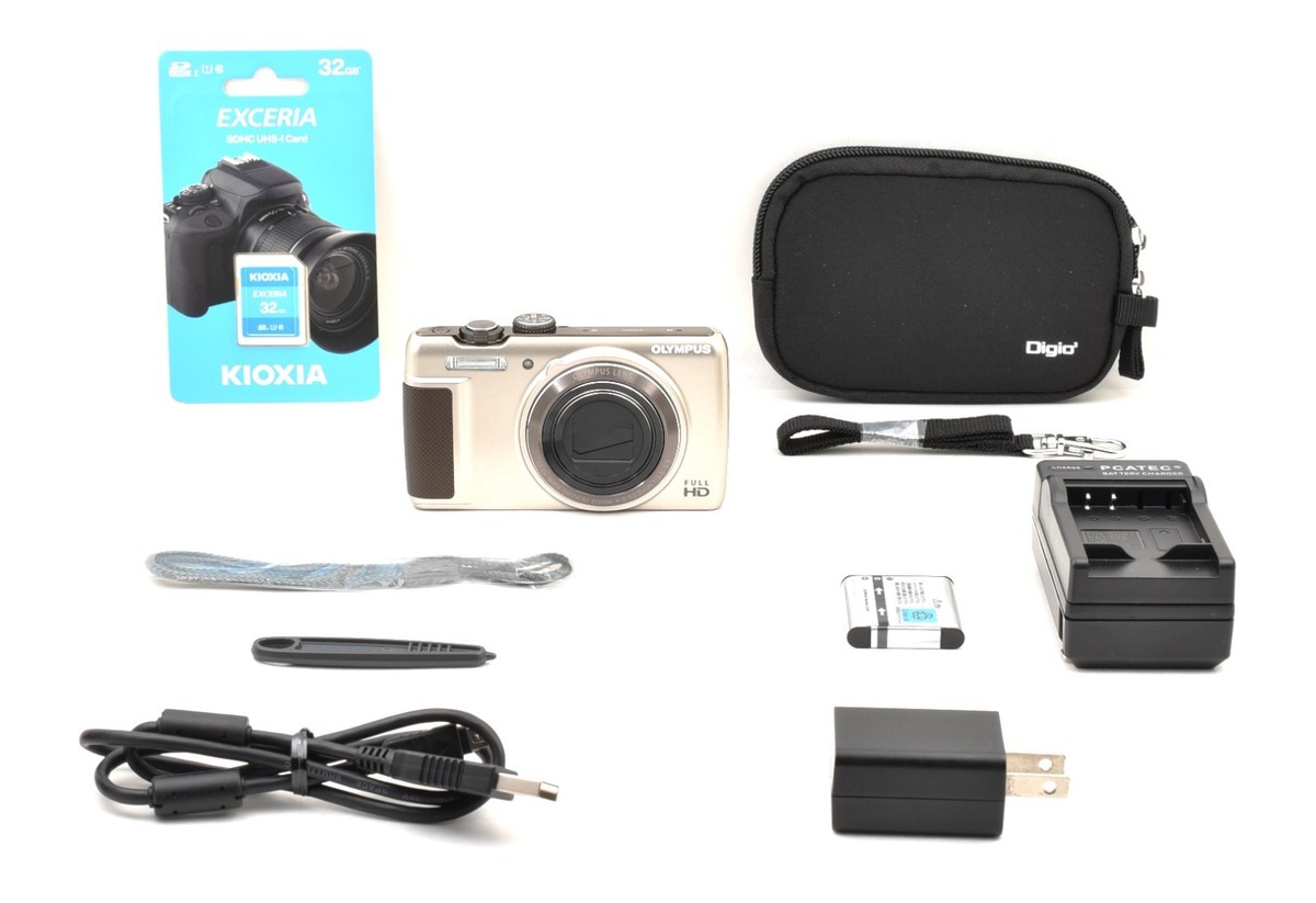Olympus SH-21 16.0 MP Digital Camera - Gold for sale online | eBay