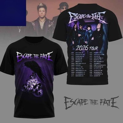 Escape The Fate 2026 Tour Shirt | eBay