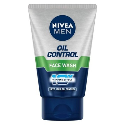 5 PACK NIVEA MEN OIL CONTROL FACE WASH 10x Vitamin C Effect FREE SHIPPING