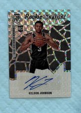 2019-20 Panini Prizm Sensational Signatures Keldon Johnson #RS-KJN (AU, RC)