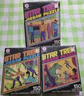 Vintage 1974 Star Trek Puzzle HG Toys 150pc Lot Of 3 Sealed Puzzles