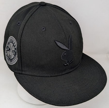 Playboy Fitted Baseball Cap Hat Mens Size 7 3...