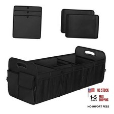 Extra Large Black Waterproof Car Accessory - Large Capacity Trunk Organizer