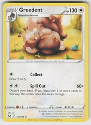 Greedent 151/196 Lost Origin Rare