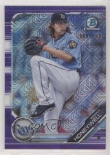 2019 Bowman Chrome Prospects Mega Box Purple Mojo Refractor Brent Honeywell z7h