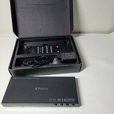 HDMI Video Wall Controller 2x2 4K Portta Video Wall Processor w/11 Splicing Mode