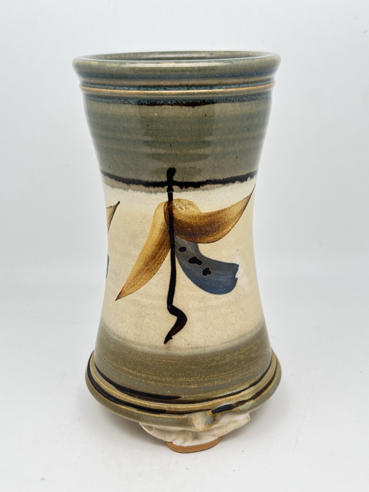 Mark Henderson Signed Studio Art Pottery Ceramic Vase 7 Inches Tall