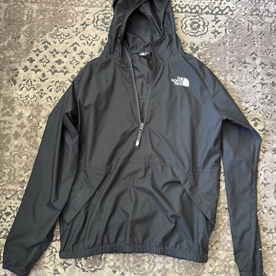The North Face Up & Over Anorak Jacket - Black - Windbreaker Youth BoysGirls XL