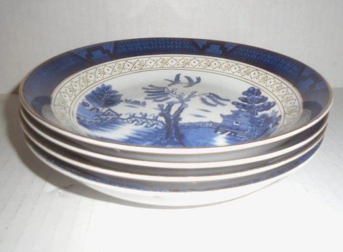Double Phoenix Nikko Ironstone Japan Soup Bowls Made in Occupied (1945-1951) - Picture 5 of 5