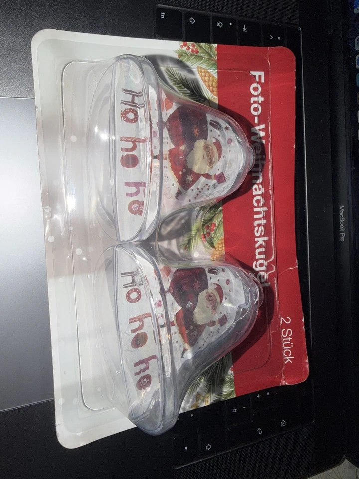 Ganze Kiste Foto Weihnachtskugel 40 Stk Nagelneu - Bild 3 von 3