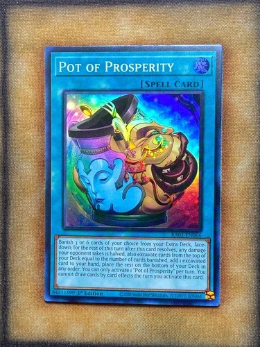 Yugioh Pot of Prosperity RA01-EN066 Super Rare 1st Ed NM
