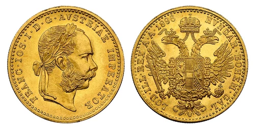 AUSTRIA. Franz Joseph I 1896 AV Ducat. NGC MS66 Vienna KM 2267 Finest Known!