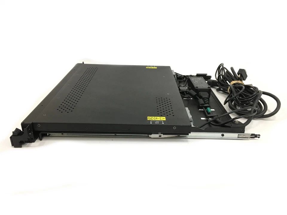 IBM Rackmount 18.5" LCD Console 1723-8BX w/ USB Keyboard - No Outer Rails - Image 4 of 4