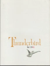 1961 Ford Thunderbird sales folder: dated 9-60