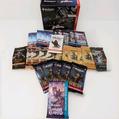 30 Sealed MTG items!! Lorwyn Collector Pack, Spiderman Bundle, FREE SHIPPING!!