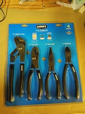 Hart 4pc Pliers Set Chrome Vanadium Steel And Chrome Nickel Steel Hart 4pc Pliers Set Chrome Vanadium Steel And Chrome Nickel Steel