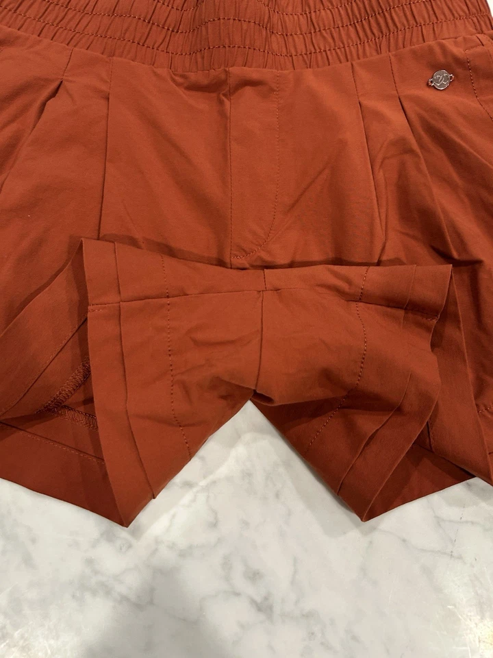 CALIA Women’s 4" Mid Rise Double Layered Hem Short Caramelized Walnut Size S - Image 3 of 4