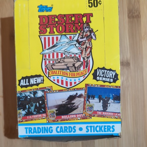 Topps 1991 Desert Storm Victory Series Wax Box Trading Cards & Stickers 36 Ct