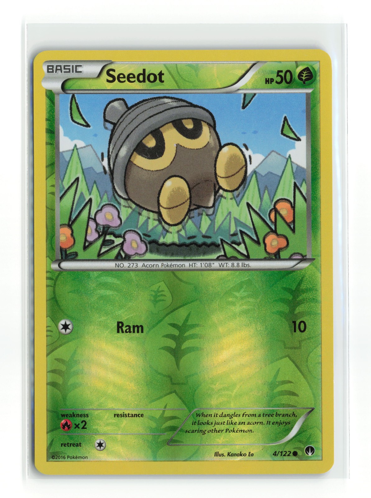 SEEDOT 4/122 REVERSE HOLO BREAKPOINT POKEMON TCG LP