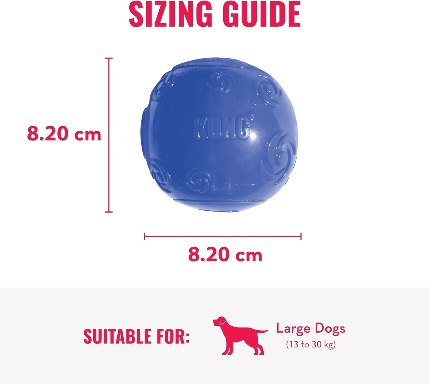 KONG Squeezz Ball Resistente - Palla con Squeak per Cani che Rimbalza - 4