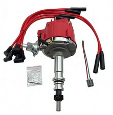 Fits 1964-1983 Ford Mustang 200 Inline 6 Hei Distributor Red 8mm Wires