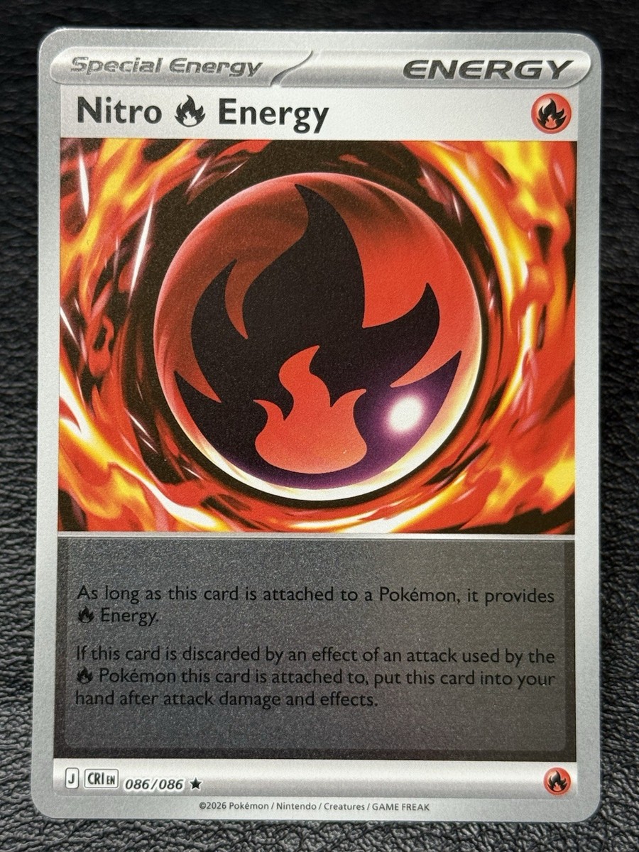 Nitro Energy 086/086 - Reverse Holo - Pokémon TCG: Chaos Rising