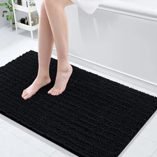Arotive Luxury Chenille Bath Rug Mat, Extra Soft, Thick, Absorbent, Shaggy, 47x2