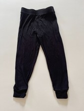 Little Sleepies Bamboo Thin Black Pants 12-18M