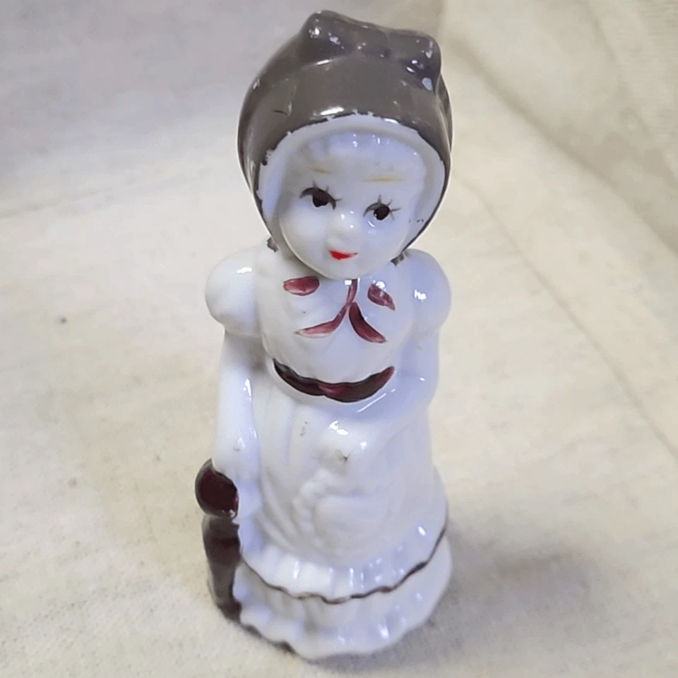 Vintage Antique Victorian Women Bisque Porcelain Doll Lot 3 WWII - Image 2 of 4