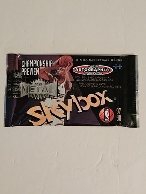 1997-98 Skybox METAL UNIVERSE Championship Preview HOBBY Pack - Rare PMG-Style