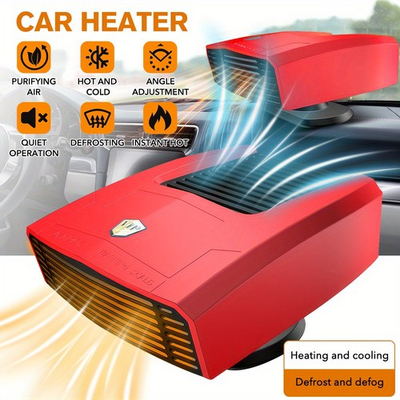 #ad 1200W Heater Portable Heating Cooling Fan Defroster Demister for Car Truck 12V $17.99