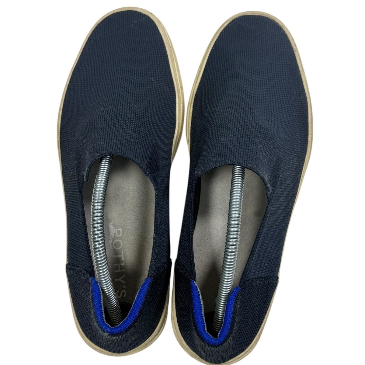 ROTHY\'S Monty Style 122-005 Lace Up Knit Casual Shoes Navy Blue Mens Size 9.5 Men main image 2