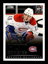 600. 2013-14 score . #624 Brendan Gallagher . RC ROOKIE panini . STOCK PHOTO PWE