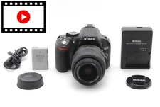 [Exc+5] Nikon D5200 24.1MP Digital SLR Camera Black w/ 18-55mm Lens From JAPAN