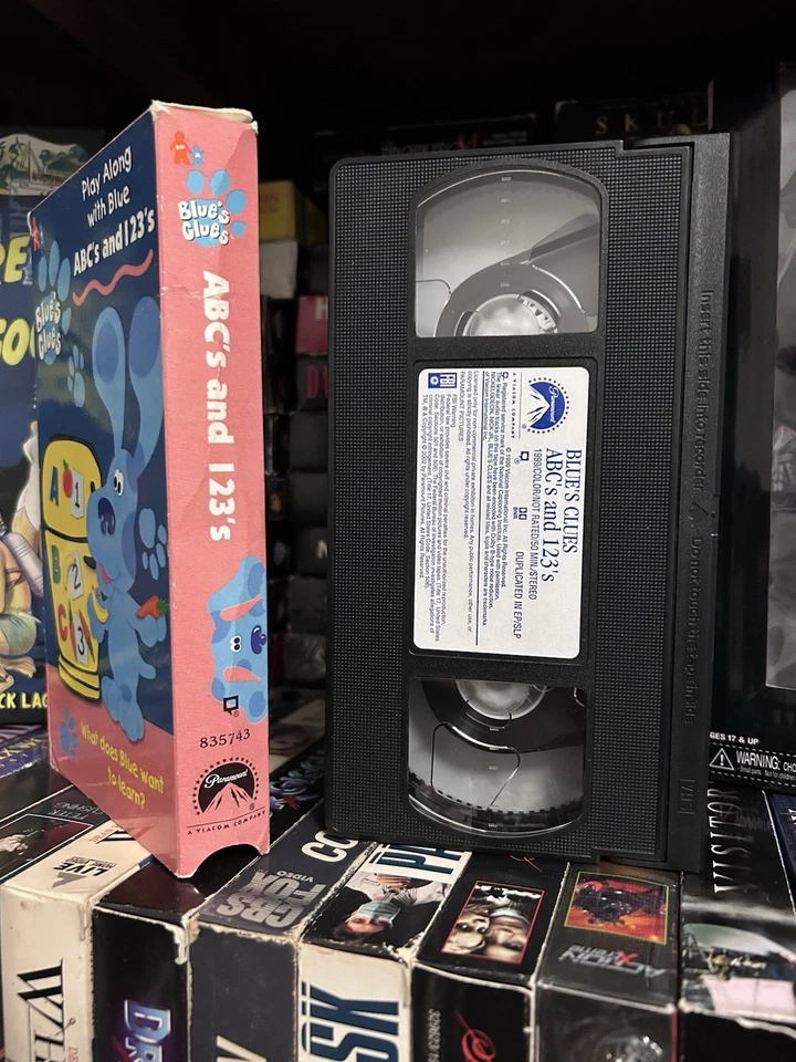 Blues Clues Play Along With ABC's and 123's VHS Video Tape 1999 Nick Jr. Tape - Image 3 of 4