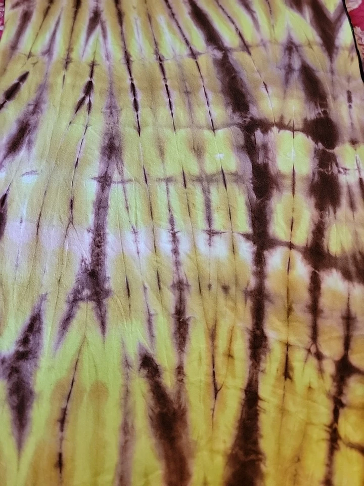 Sacred Threads Tie Dye Scarf New 15" X 68 L New Hippie Boho Festival - Image 2 of 4