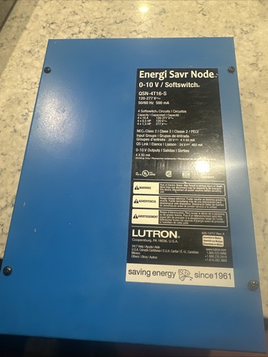 Lutron QSN-4S16-S Electronic Lighting Control System 0-10 | eBay