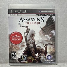 Assassin's Creed III Exclusive Content (Sony Playstation 3, PS3) CIB - Tested✅