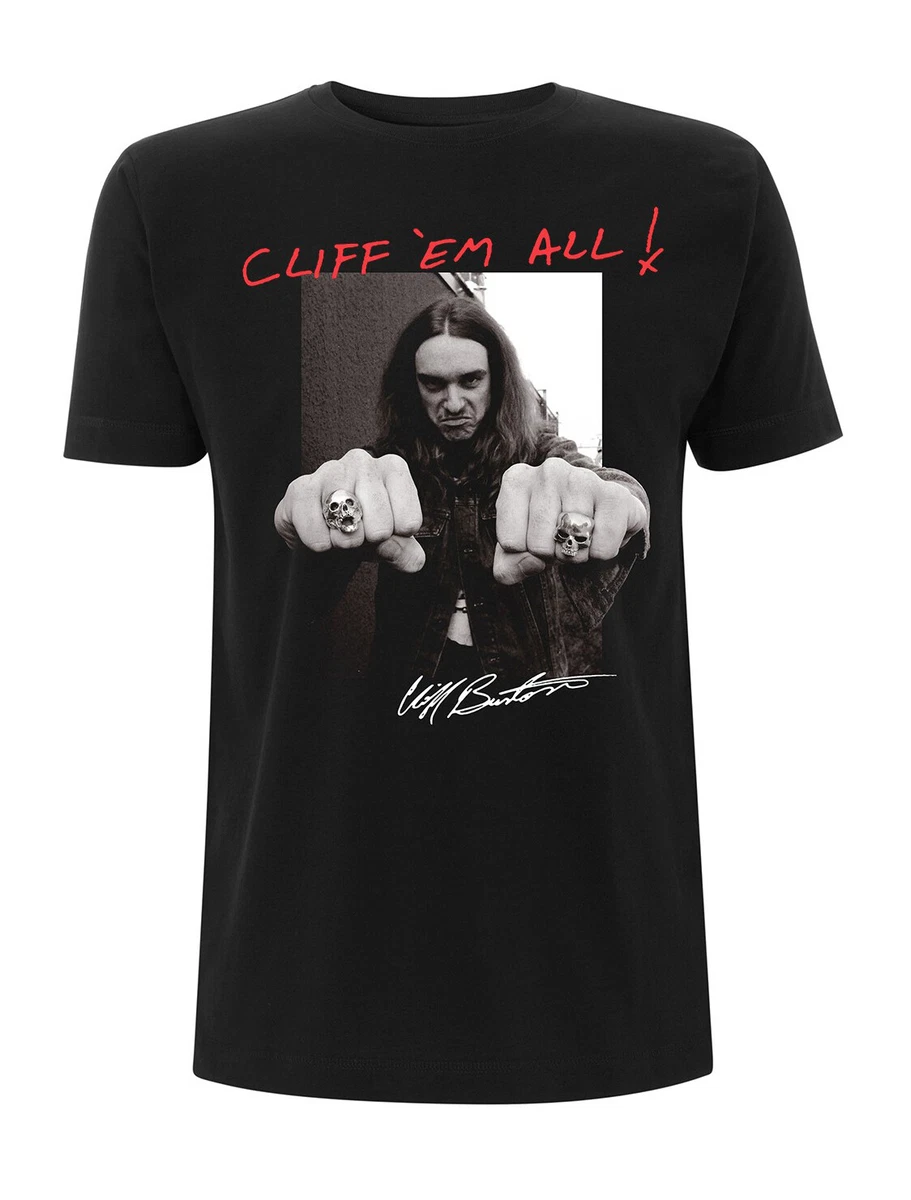 Metallica Cliff Burton Master of Puppets Official Tee T Shirt Mens