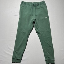 Vintage Nike Men's Green Pull On Standard Fit Tapered Jogger Sweatpants Size M