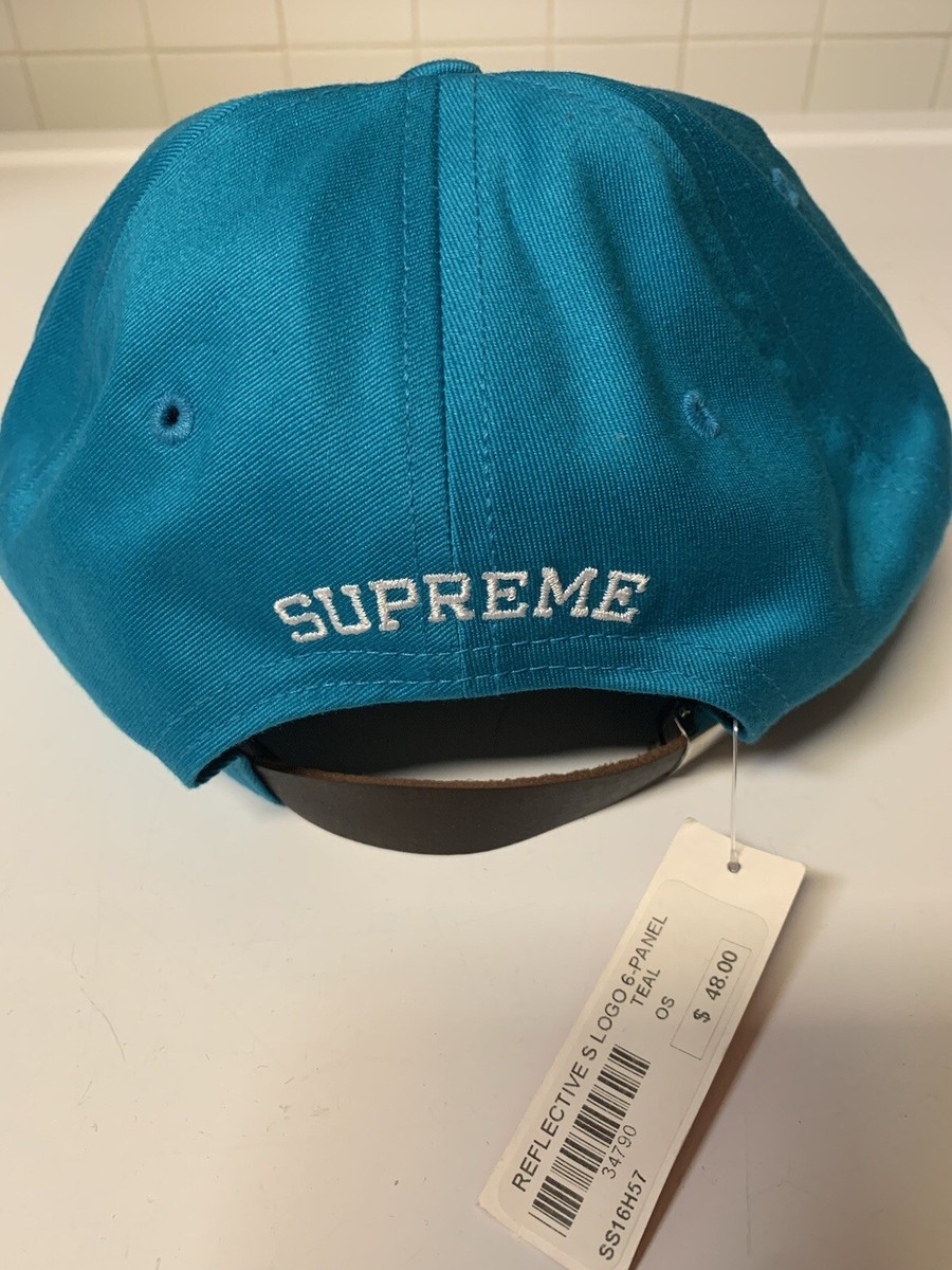Supreme S/S 2016 3M Reflective S Logo 6 Panel Cap Hat Blue Supreme S/S 2016 3M Reflective S Logo 6 Panel Cap Hat Blue