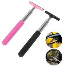 Telescopic Car Side Mirror Wiper Rearview Mirror Squeegee Water Removal Tool Now