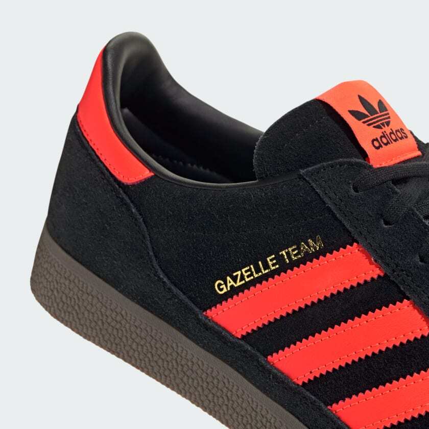 スニーカー adidas Gazelle Team Black Orange II0006 II0006 adidas Originals Gazelle Team Core Black Solar Orange