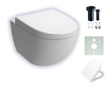KERAMIKSET VITRA OPTIONS SENTO TIEFSPÜL-WC SPÜLRANDLOS + BESCHICHTUNG 7748B003