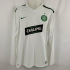 Celtic Soccer Jersey FC Football Club Scotland Carling Nike LS Shirt Mens XL