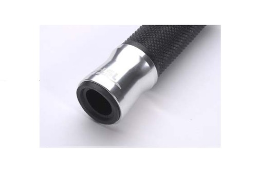 LSL Lenkergriffe Griffe Motorradgriffe ALUMINIUM Paar SILBER handlebar grips - Bild 2 von 2